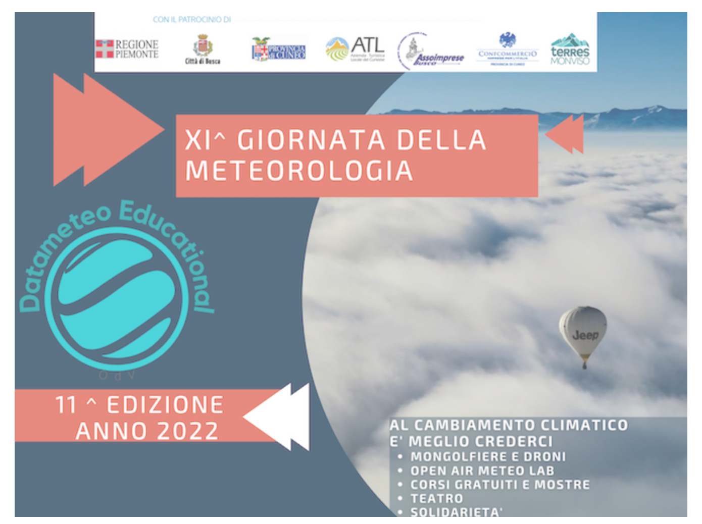 Al cambiamento climatico è meglio crederci - Giornata della Meteorologia 2022